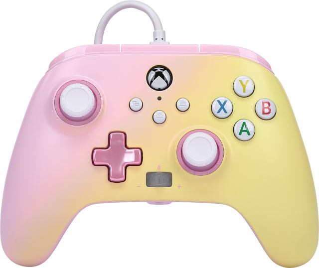 PowerA Enhanced Wired Controller -peliohjain, Pink Lemonade, Xbox