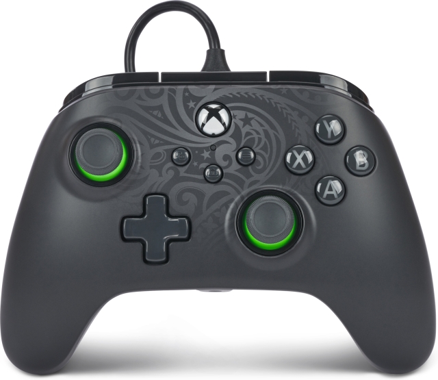 PowerA Advantage Wired Controller -langallinen peliohjain, Celestial Green, Xbox / PC