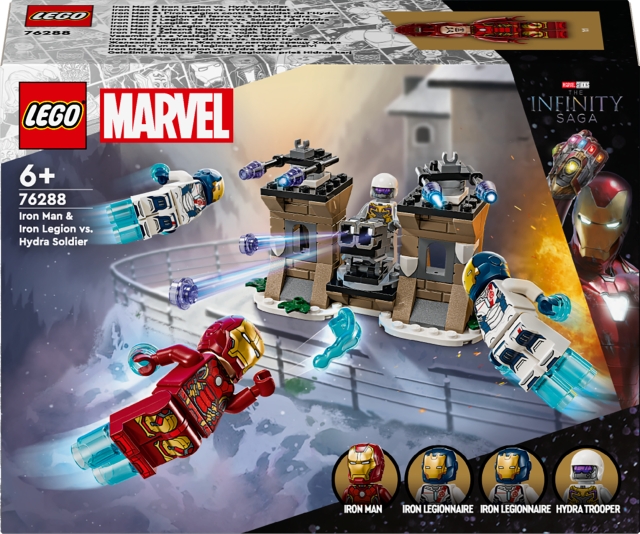 LEGO Super Heroes Marvel 76288 - Iron Man ja Iron Legion vs. Hydran sotilas