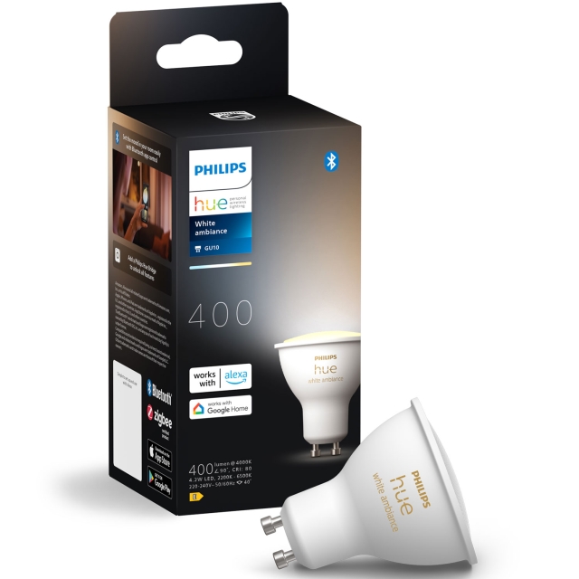 Philips Hue White Ambiance GU10 400lm 1-pack