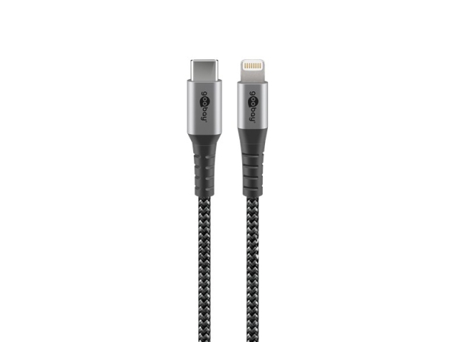 Goobay Lightning-kabel 50cm braided MFi
