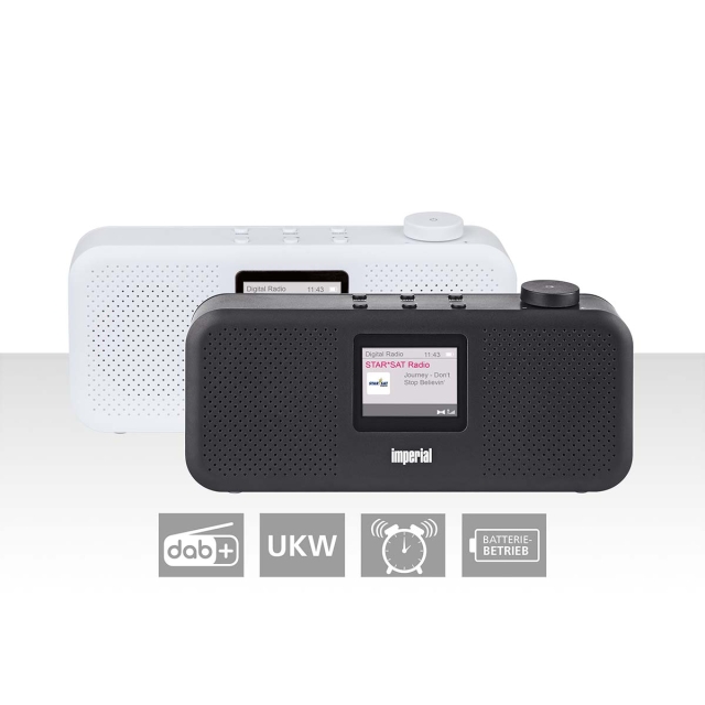 imperial DABMAN 16 DAB+ / FM stereoradio musta