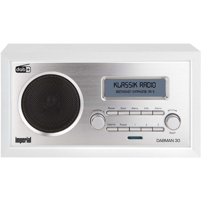 imperial DABMAN 30 DAB+ / FM-radio Valkoinen