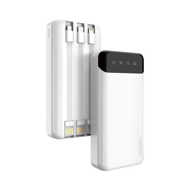 Dudao Powerbank Dudao K6 Pro+ 20000 mAh White-Black