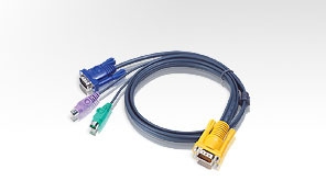 ATEN 2L-5203P Kombikaapeli esim.  ACS-12xx-sarjalle, PS/2, 3m