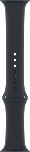 Apple Watch 45 mm keskiyönsininen urheiluranneke, M/L (MT3F3)