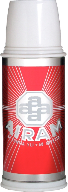 Airam termospullo 1 litra, punainen