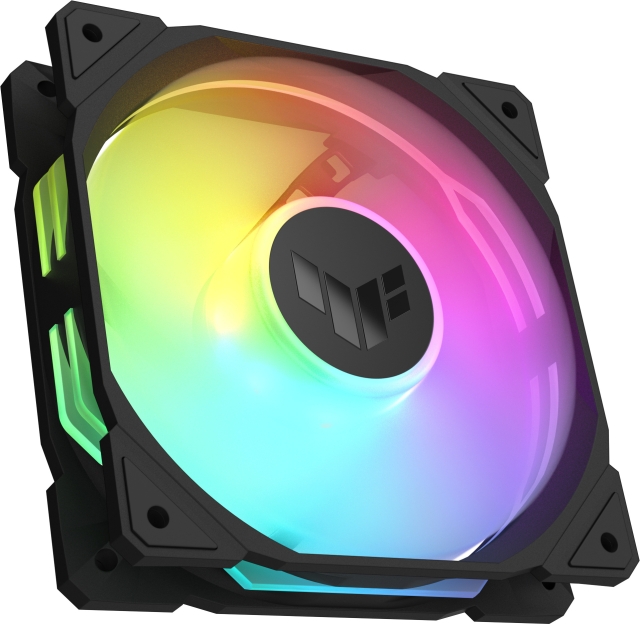 ASUS TUF Gaming TR 120 ARGB PWM -tuuletin, 120 mm, musta