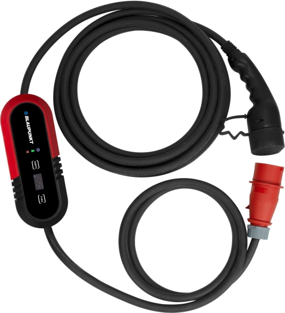 blaupunkt P3PM2T2 - sähköauton latauslaite säätimellä, 8 m, 3-vaihe, CEE-Type2