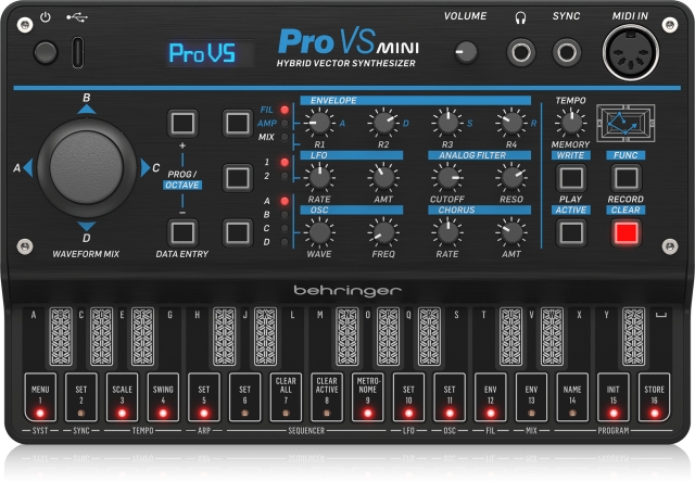 BEHRINGER Pro VS Mini -syntetisaattori