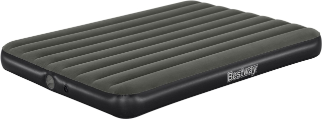 Bestway Tritech Air Mattress Queen -ilmatäytteinen varavuode, sisäänrakennettu pumppu, 203 x 152 x 25 cm