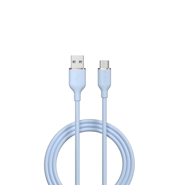 Devia kaapeli Jelly EC629 USB - USB-C 1,2 m 2,4A sininen
