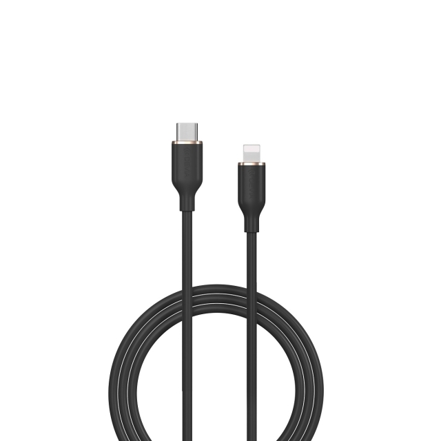Devia kaapeli Jelly EC631 USB-C - Lightning 1,2 m 27W musta