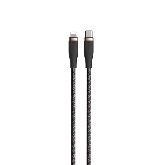 Devia kaapeli Star EC418 PD USB-C - Lightning 1,5 m 27W 3A musta