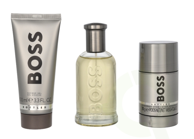 Hugo Boss Bottled Giftset 275 ml Edt Spray 100ml/Shower Gel 100ml/Deodorant Stick 75ml