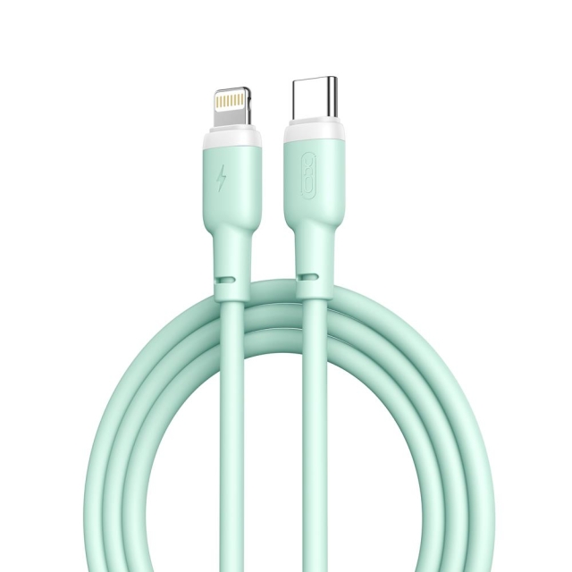 Xo kaapeli NB208A PD USB-C - Lightning 1,0m 20W vihreä