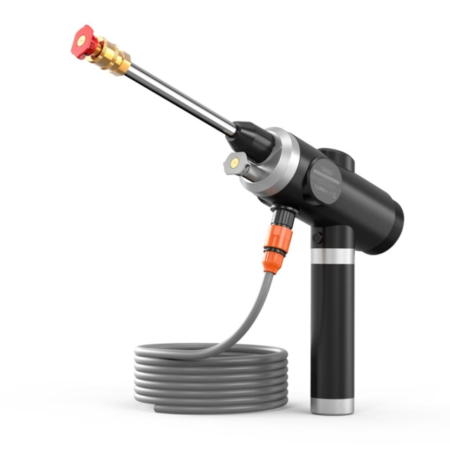 XO Vattenpistol för biltvätt CZ013 6000 mAH svart