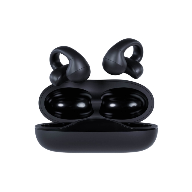 Happy Plugs Kuuloke Clip OWS True-Wireless Musta