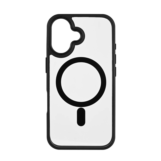 Onsala Puhelimen suojakuori Bumper MagSeries Musta & Läpinäkyvä - iPhone 16