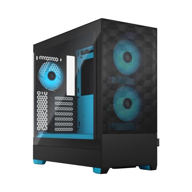 Fractal Design Pop Air RGB Cyan Core TG Kirkas sävy