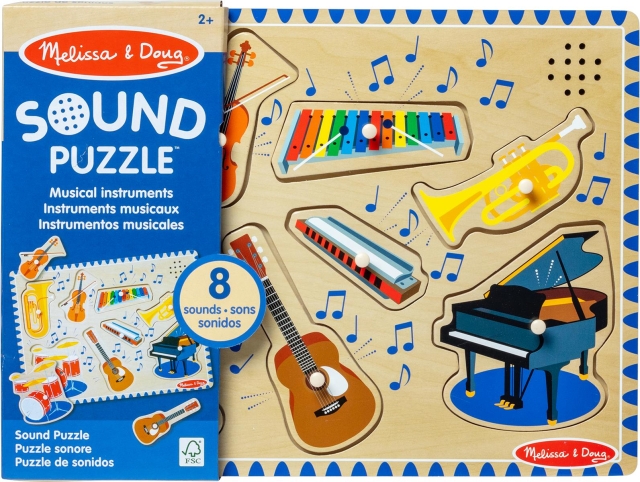 Melissa & Doug Sound Puzzle soittimet