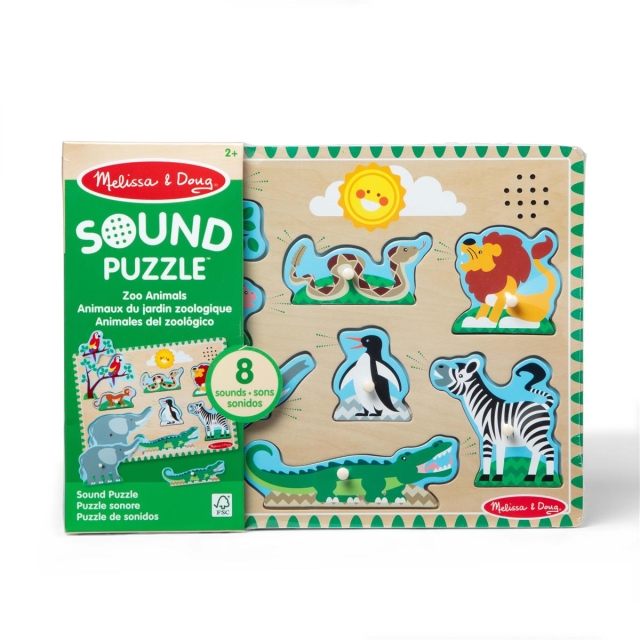 Melissa & Doug Ääni palapeli eläintarhan eläimet
