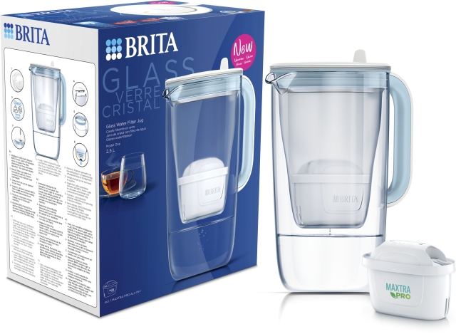 BRITA Glass Jug -vedensuodatuskannu, lasia, 1,5L