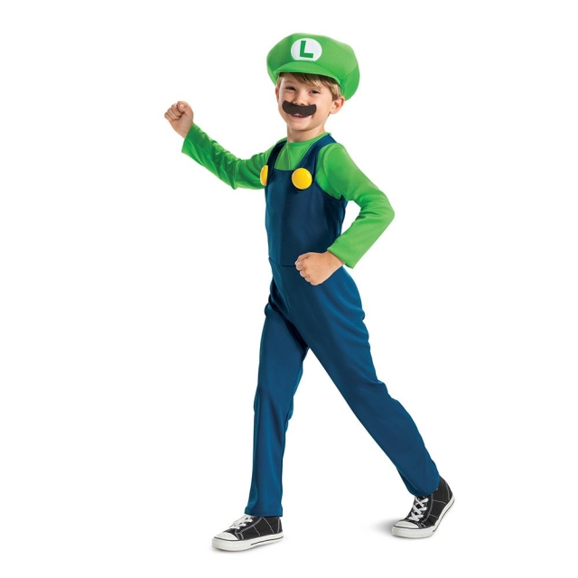 JAKKS Pacific Disguise Super Mario puku Luigi S (4-6)