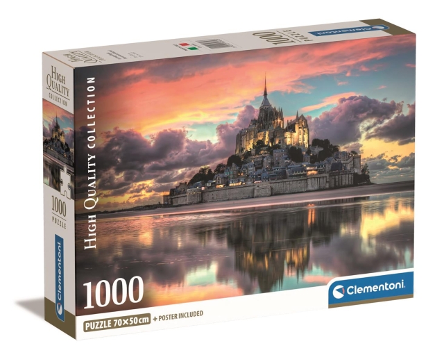 Clementoni 1000 kpl CB High Quality Collection Le Magnifique Mont Saint-Michel