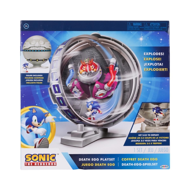 JAKKS Pacific Sonic the Hedgehog 2.5 tuuman leikkisetti Death Egg Battle Set (Kuolemanmunan taistelu setti)