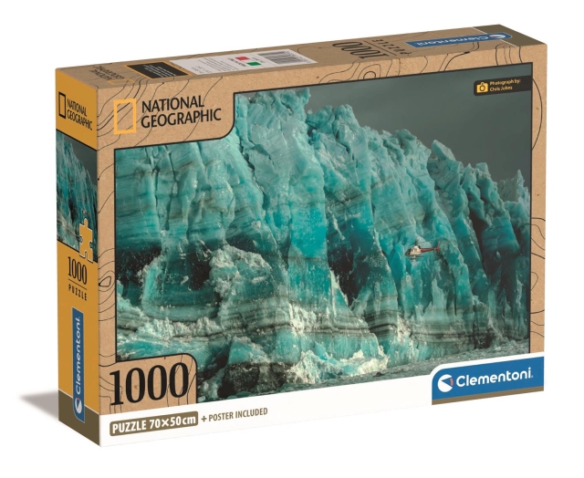 Clementoni 1000 kpl CB High Quality Collection National Geographics Hubbard Glacier (Hubbardin jäätikkö)