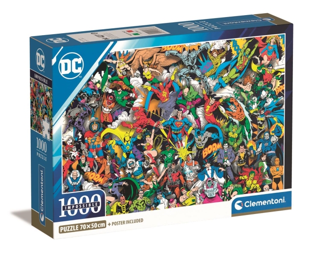 Clementoni 1000 kpl CB High Quality Collection DC Comics Mahdotonta