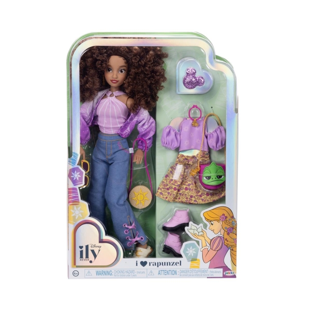 JAKKS Pacific Disney ily 4EVER -muotinukke, jossa on Rapunzelin inspiroima lisämuoti