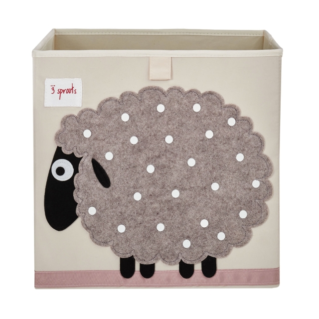 3 Sprouts Säilytyslaatikko - Beige Sheep