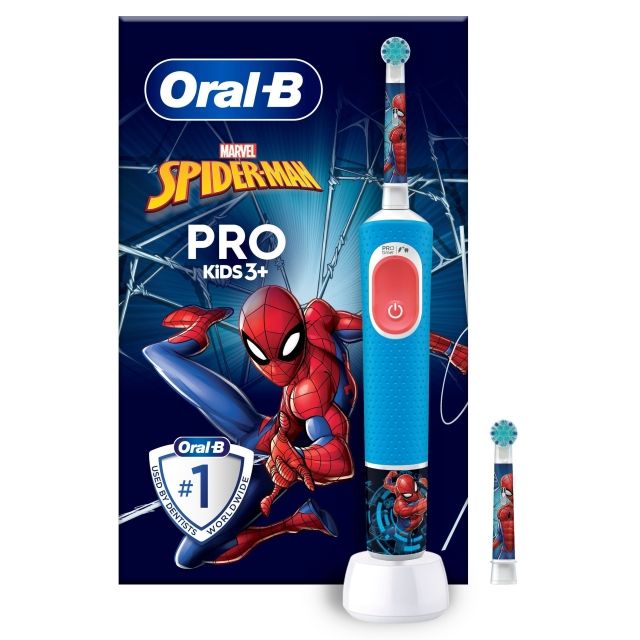 Oral B Vitality Pro Kids Hämähäkkimies sähköhammasharja HBOX