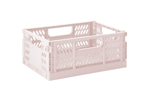 3 Sprouts Moderni kokoontaitettava laatikko Medium Pink
