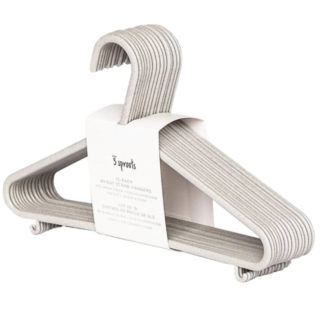 3 Sprouts Riipus vehnän oljista 15 kpl Harmaa