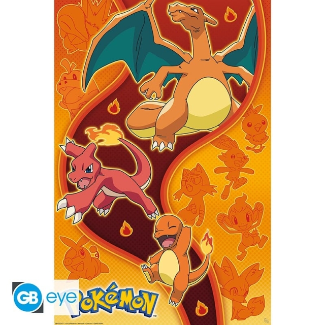 Abysse POKEMON - Juliste Maxi 91.5x61 - Tulipalotyyppi