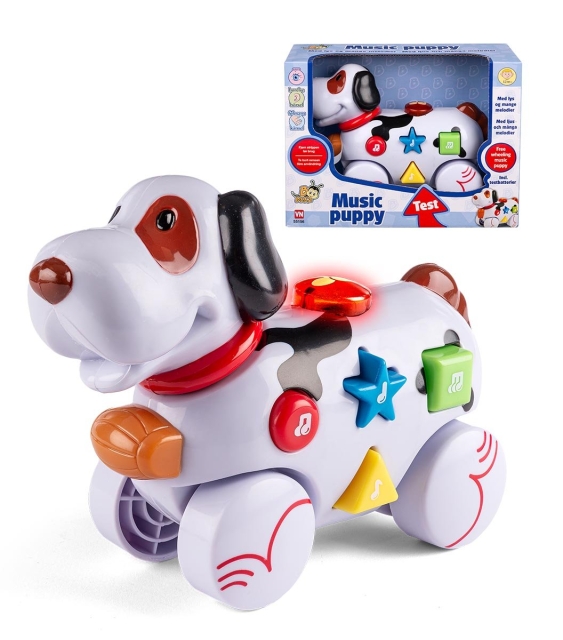 B Beez Musiikkikoira W/wheel (55156)