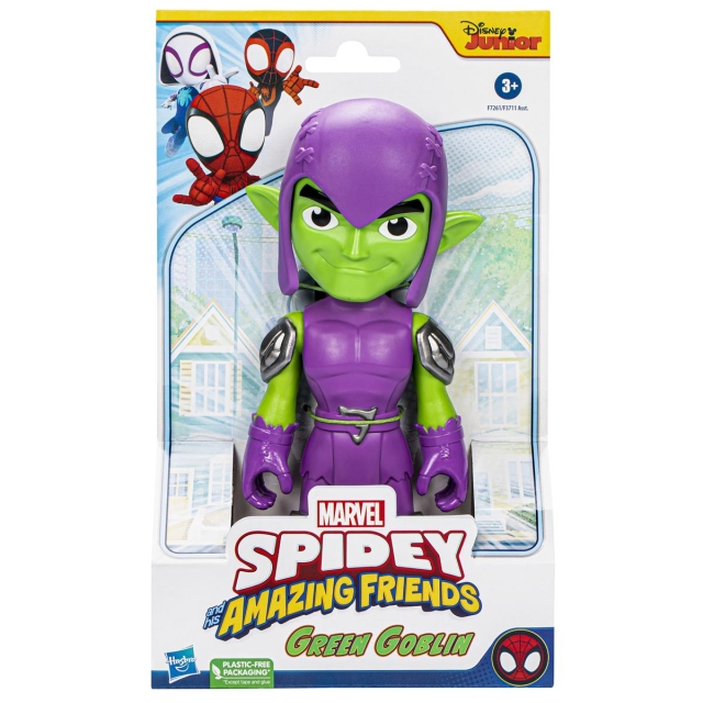 Spidey ja hänen hämmästyttävät ystävänsä Supersized 9 tuuman Green Goblin - vihreä peikko