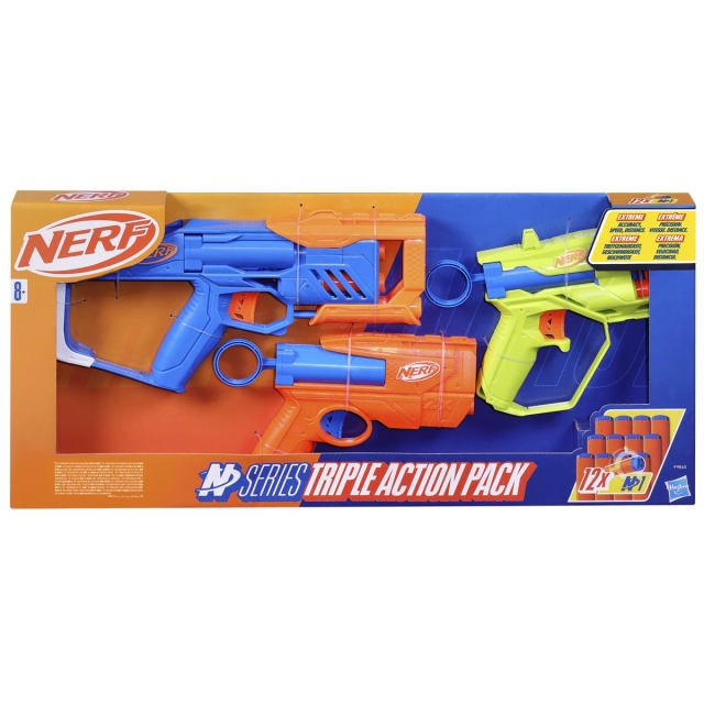 NERF N-sarjan kolminkertainen toimintapaketti