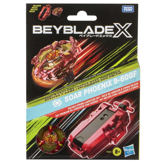 Hasbro Beyblade Burst BBX Deluxe Launcher & Top Soar Phoenix 9-60GFF