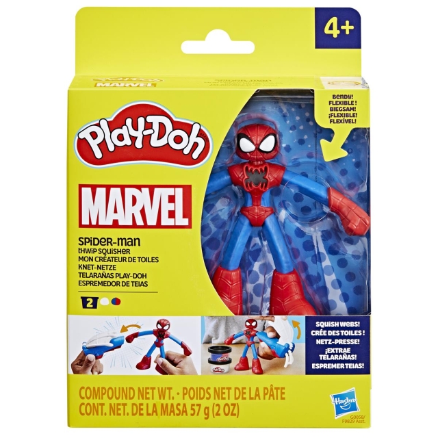 Play-Doh Marvel Spider-Man & Compound (leikkimassa)