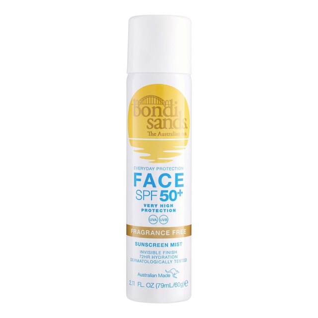 Bondi Sands SPF 50+ Hajusteeton kasvosumu 79 ml