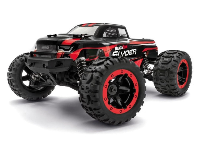 Blackzon Slyder MT 1/16 4WD sähköinen monsteriauto - punainen (540098)