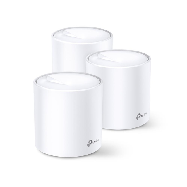 TP-Link Deco X60 (3-pack) Wi-Fi 6 AX koko kodin verkko-WiFi-järjestelmä (Whole-Home Mesh)