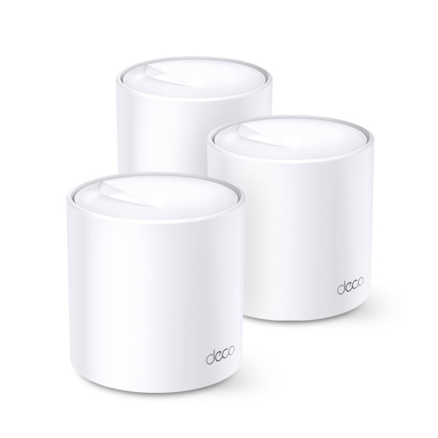 TP-Link Deco X20 (3-pack) Wi-Fi 6 AX1800 Koko kodin verkko-WiFi-järjestelmä (Whole-Home Mesh)