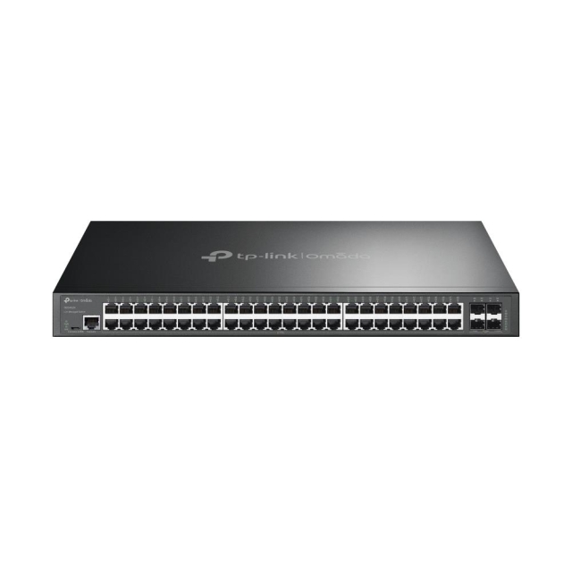 TP-Link JetStream 48-porttinen Gigabit L2+ -hallittu kytkin, jossa on 4 10GE SFP+ -paikkaa