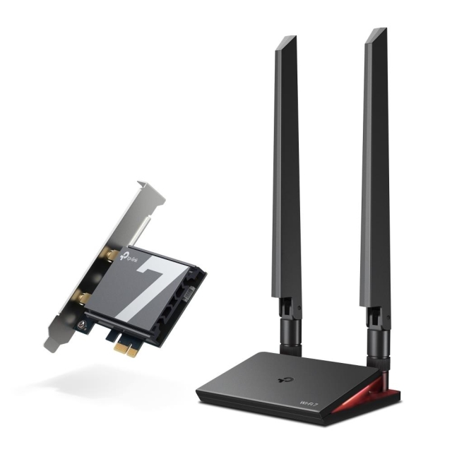 TP-Link BE9300 Tri-Band Wi-Fi 7 Bluetooth PCIe-sovitin /Archer TBE550E