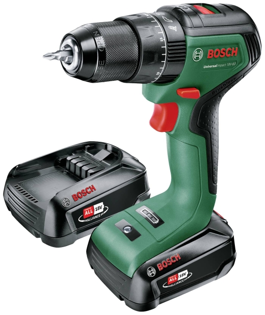 Bosch UniversalImpact 18V-60 porakone / ruuvinväännin ( mukana akku )